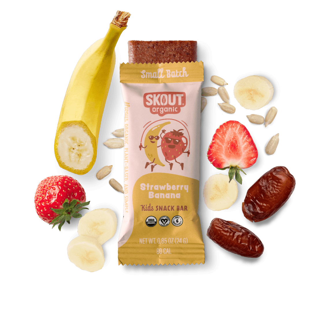 Skout Organic Peach Cobbler Kids Bar