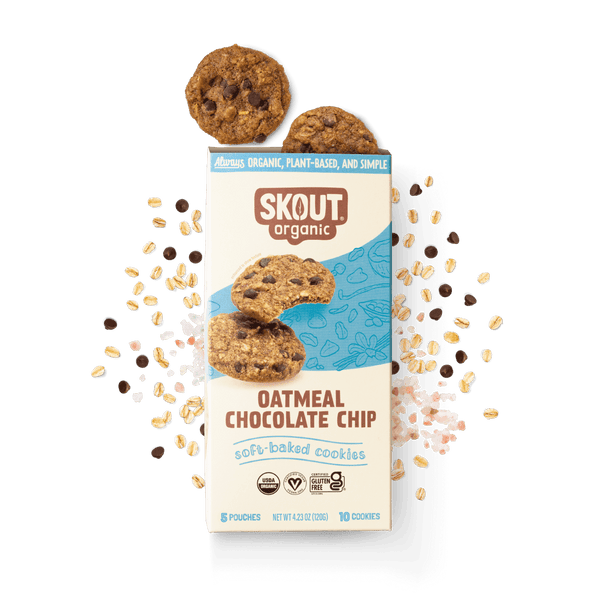 Oatmeal Chocolate Chip Soft Baked Cookies Build Your Own Box - Single Bar Skout Organic 