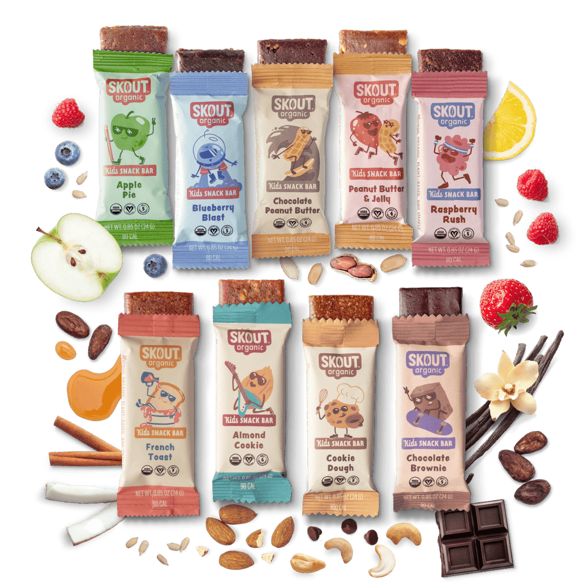 Skout Organic Discovery Sample Pack Organic Kids Bars Skout Organic 