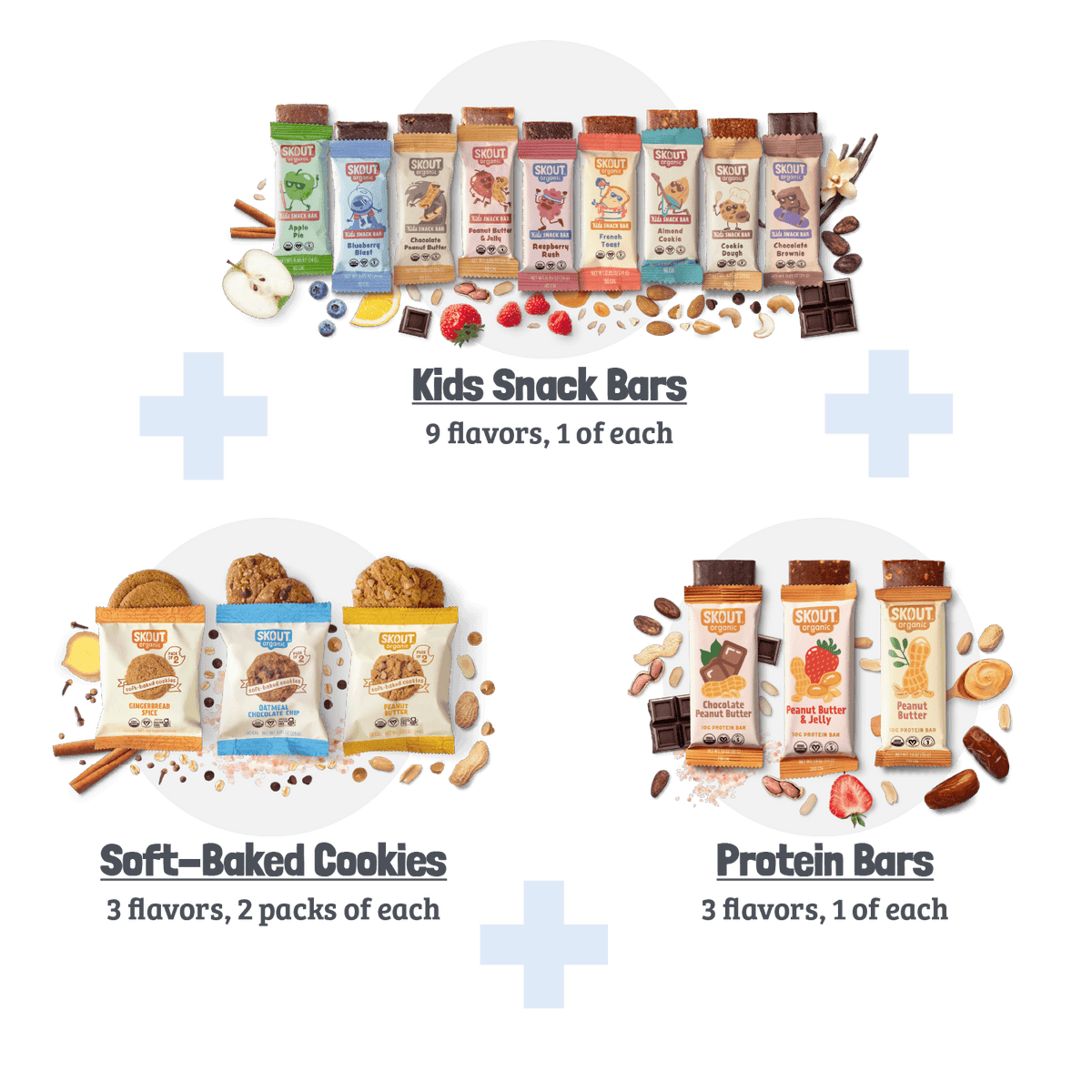 Skout Organic Discovery Sample Pack Organic Kids Bars Skout Organic 