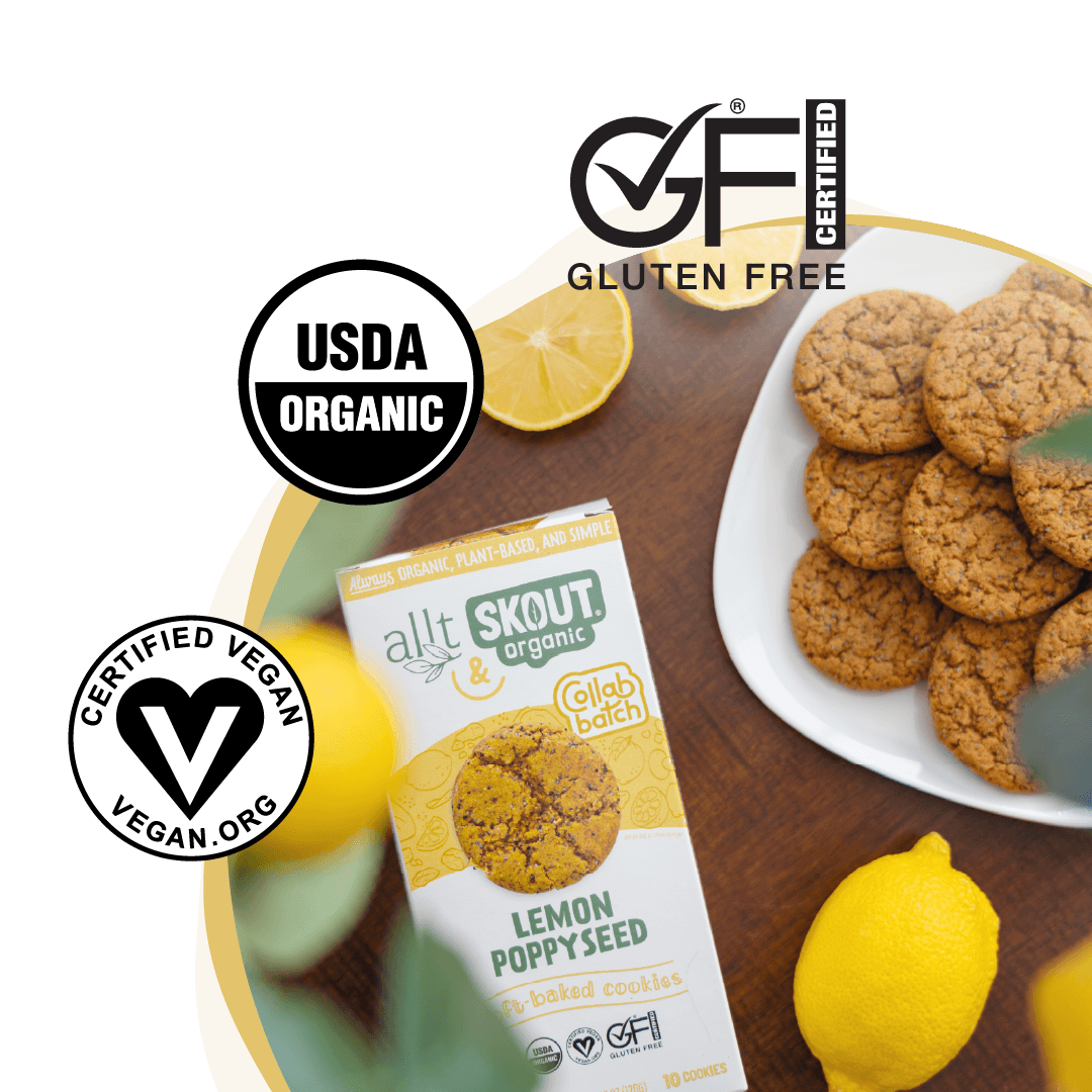 Skout Organic Lemon Poppyseed Soft Baked Cookies Soft Baked Cookies Skout Organic 