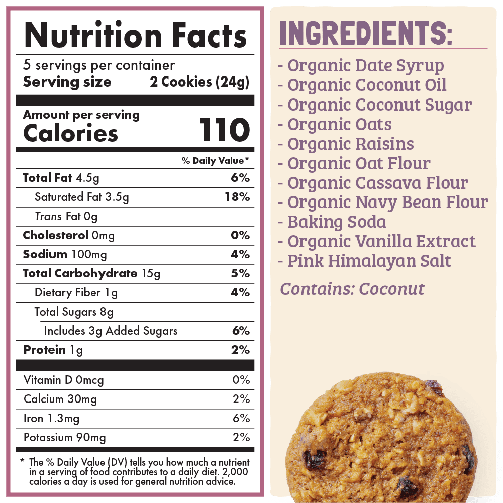 Skout Organic Oatmeal Raisin Soft-Baked Cookies Soft Baked Cookies Skout Organic 