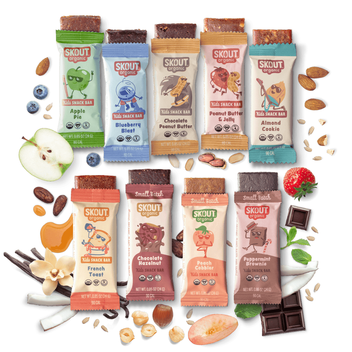 Skout Organic Small Batch Kids Bars and Cookie Bundle Mixed Bundle Skout Organic 