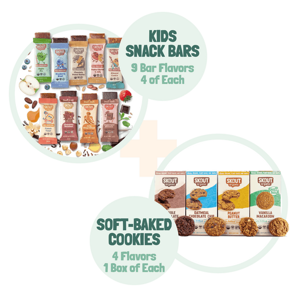 Skout Organic Small Batch Kids Bars and Cookie Bundle Mixed Bundle Skout Organic 