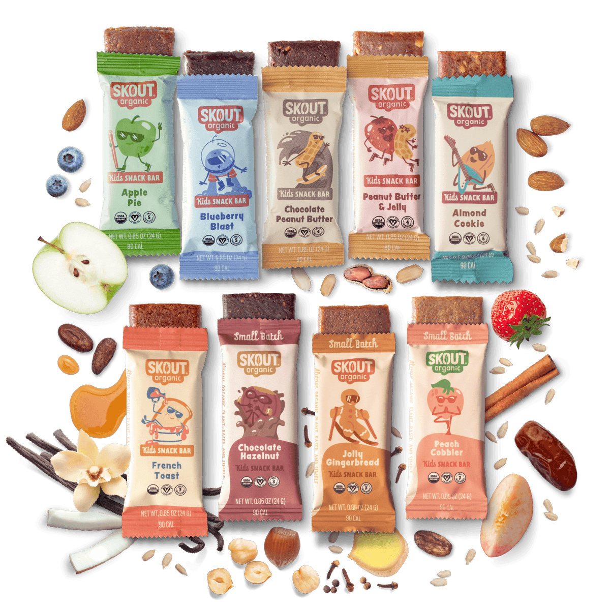 Skout Organic Small Batch Kids Bars and Cookie Bundle Mixed Bundle Skout Organic 