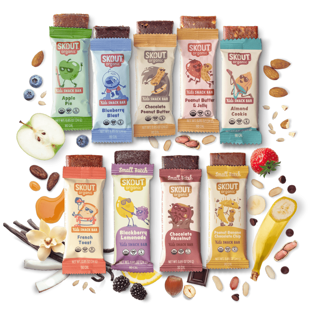 Skout Organic Soft Baked Cookie and Kids Bar Bundle Soft Baked Cookies Skout Organic 