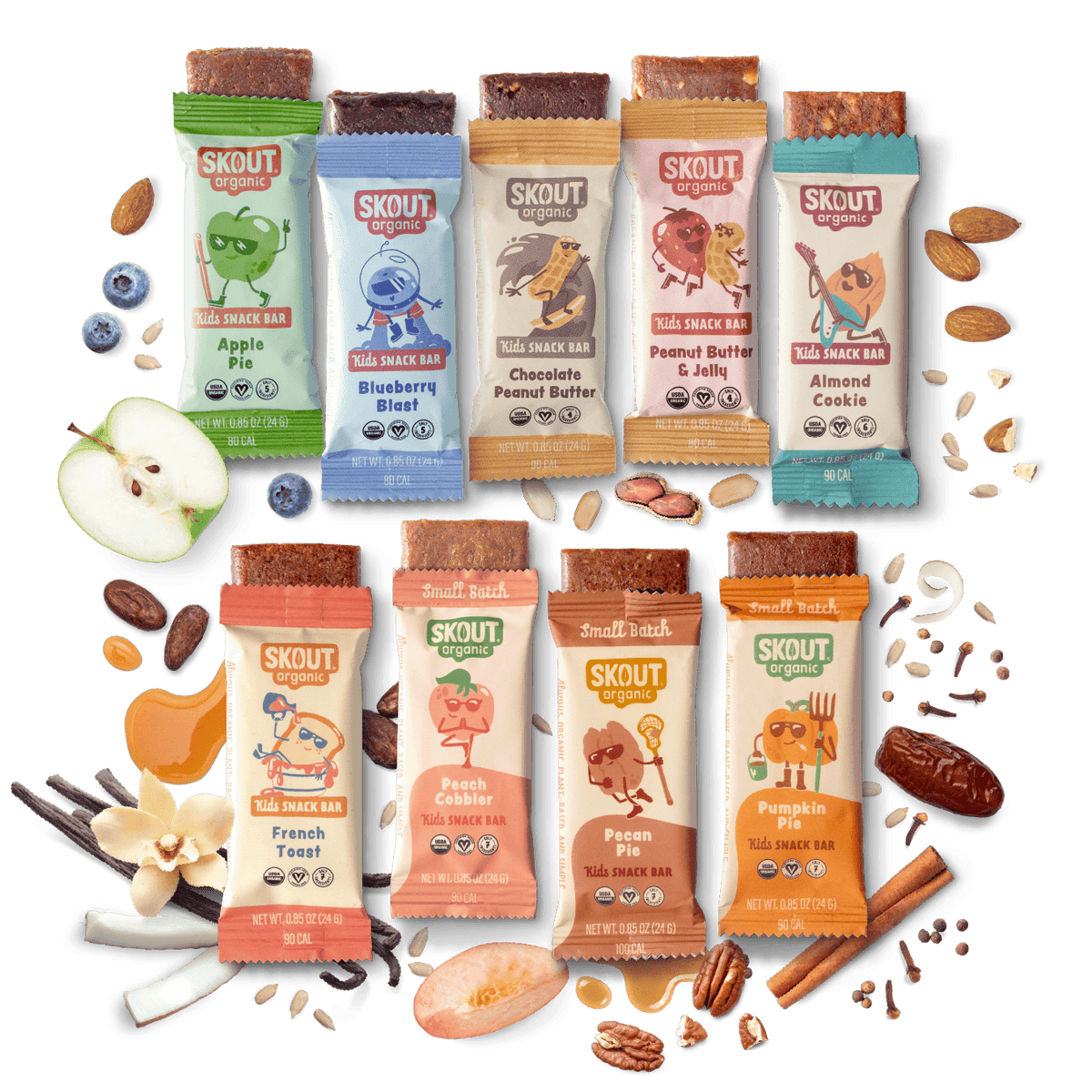 Skout Organic Soft Baked Cookie and Kids Bar Bundle Soft Baked Cookies Skout Organic 