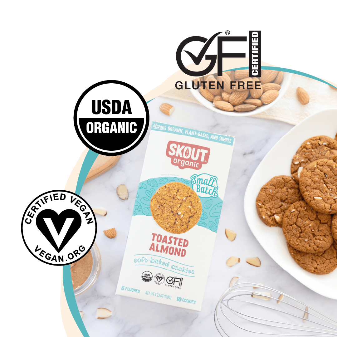 Skout Organic Toasted Almond Soft Baked Cookies Soft Baked Cookies Skout Organic 